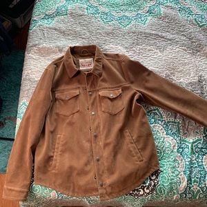 Levi's Faux Leather Classic Trucker Jacket